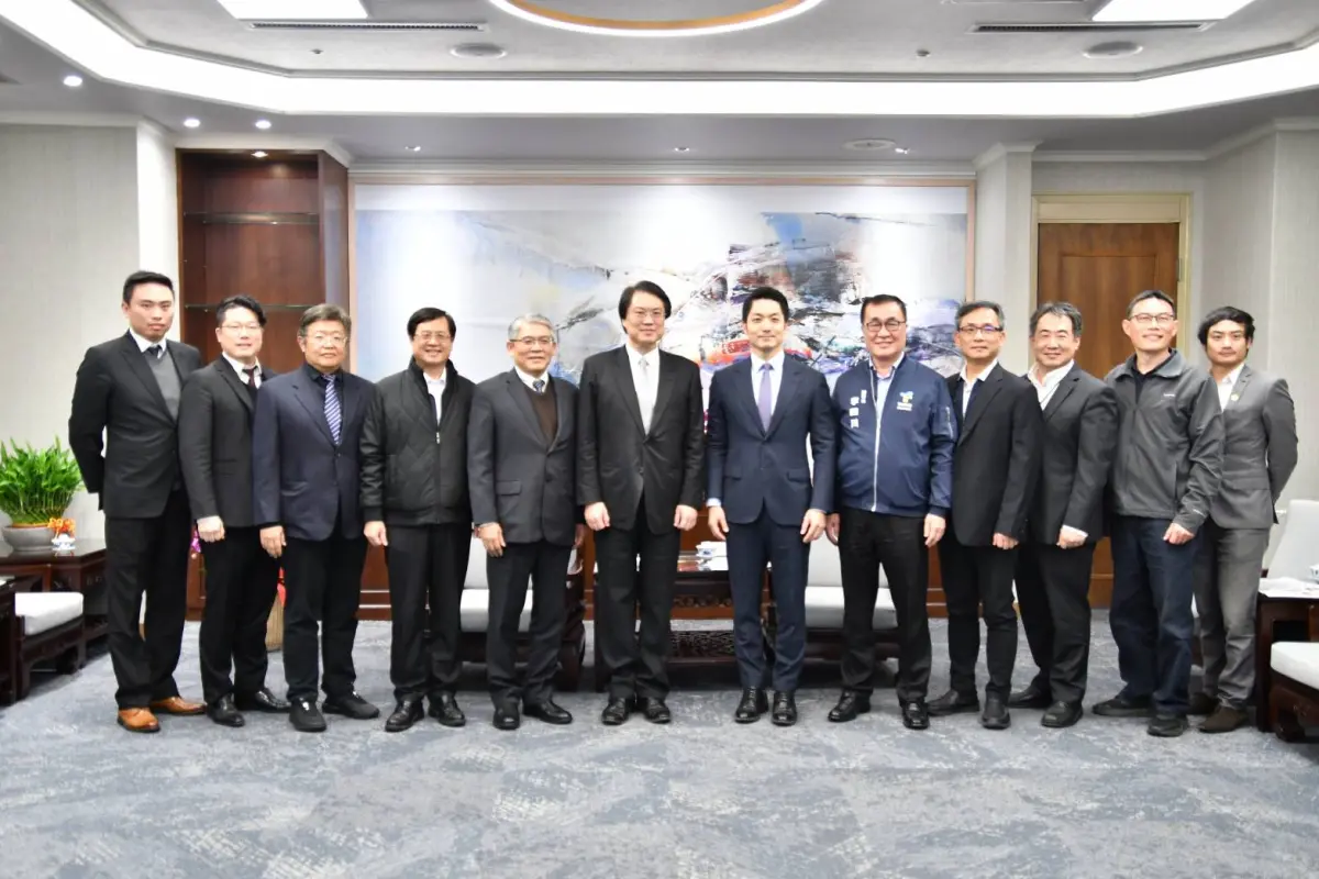 ▲內政部長林右昌就社子島發展議題與台北市長蔣萬安見面。（圖／內政部提供）