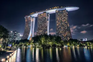 ▲ 新加坡知名濱海灣金沙酒店在28日宣佈進入「泰勒絲週」。（圖／翻攝自官網）