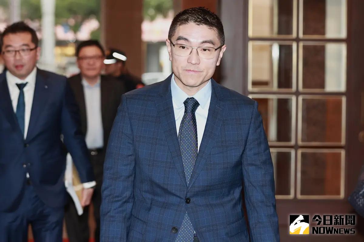 ▲基隆市長謝國樑拜會立法院長韓國瑜。（圖／記者葉政勳攝，2024.02.29）