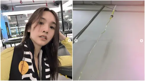 ▲楊丞琳曬點滴照透露生病十多天。（圖／翻攝楊丞琳IG）