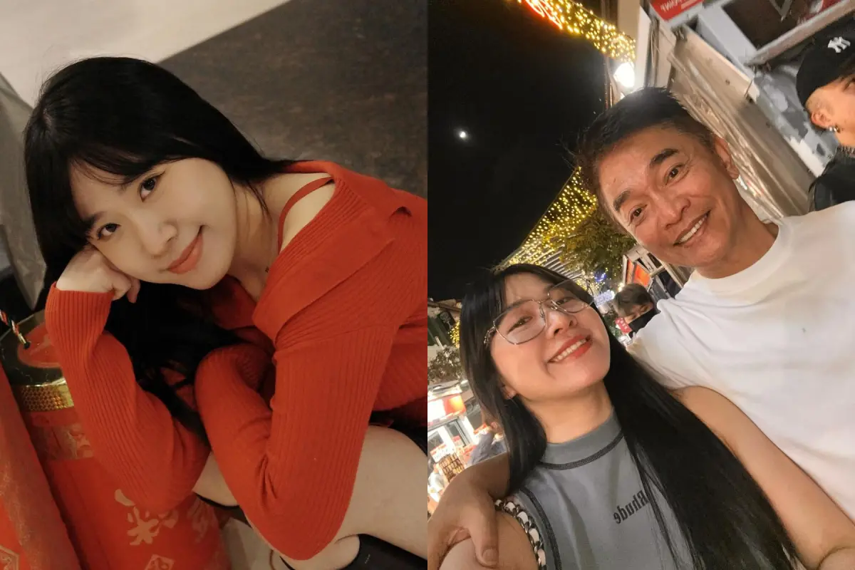 ▲Olivia罕見同框吳宗憲，爸爸曾誇獎她是3個女兒當中最漂亮的。（圖／ohleavia IG）