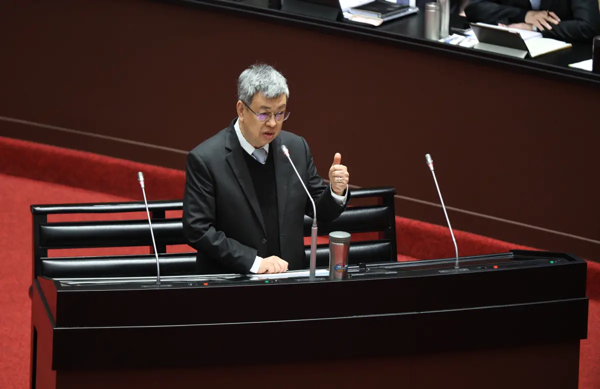 ▲ 陳建仁連說三次，520後不會再續任閣揆。（圖／陳明中攝，20240301）