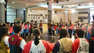 鹿兒島高校生與來義高中文化交流　演出小原良祭傳統舞蹈
