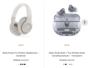 美國蘋果官網Beats 4款耳機「半價」促銷　哭了！台灣還要再等等
