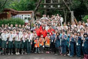 出席童軍節慶祝大會　蔡英文：盼童軍讓世界看到台灣的活力與貢獻
