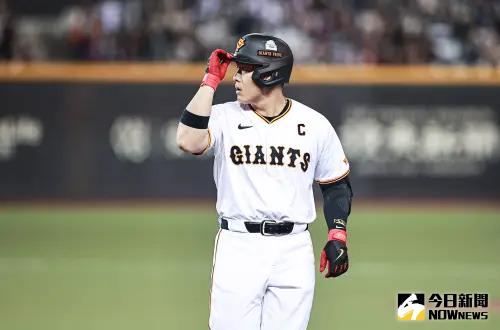 ▲讀賣巨人一壘手岡本和真。（圖／記者葉政勳攝 , 2024.03.03）