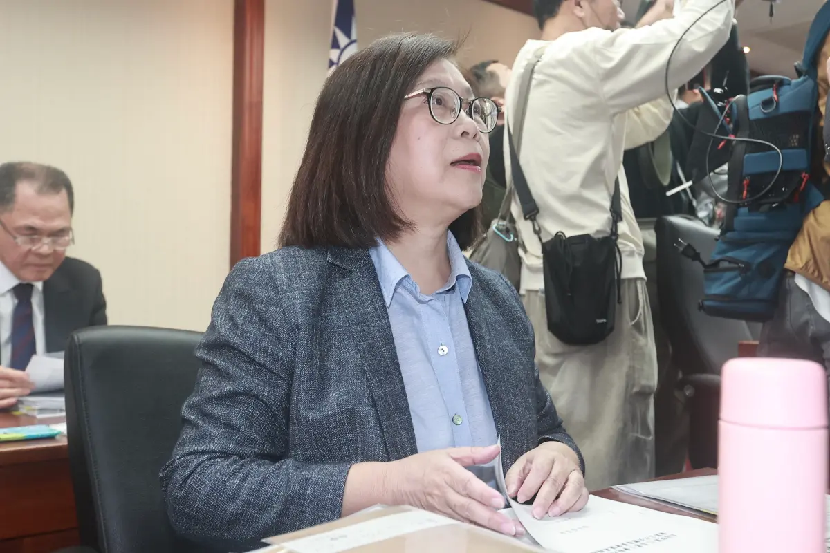 ▲管碧玲今日赴內政委員會進行陸艇案翻覆專案報告，卻傳出開會前傳訊召委高金素梅提及海巡原住民拔擢一事。（圖／記者葉政勳攝，2024.03.04）