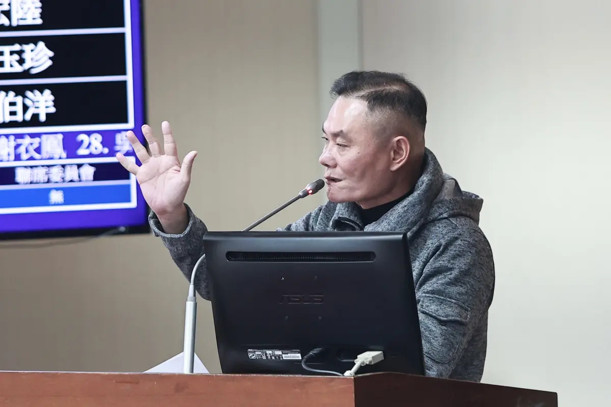 ▲ 藍委丁學忠與管碧玲唇槍舌戰。（圖／葉政勳攝，20240304）