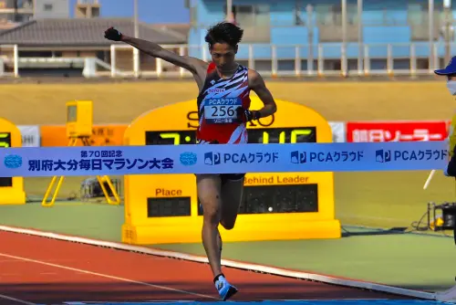 ▲日本選手西山雄介在東京馬拉松跑出日本第一成績，可惜距離奧運門檻相差29秒，未能獲得參賽資格。（圖／翻攝自西山雄介 X平台）