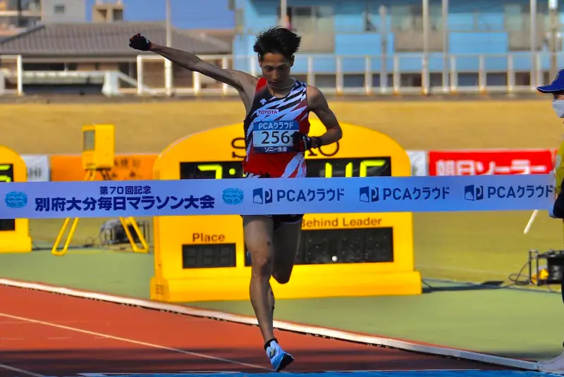 ▲日本選手西山雄介在東京馬拉松跑出日本第一成績，可惜距離奧運門檻相差41秒，未能獲得參賽資格。（圖／翻攝自西山雄介 X平台）