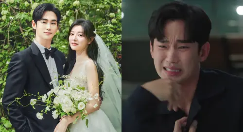 ▲韓劇《淚之女王》由金秀賢(右)、金智媛主演,2人飾演結婚3年的夫妻。(圖/Netflix) ▲韓劇《淚之女王》由金秀賢(右)、金智媛主演,2人飾演結婚3年的夫妻。(圖/Netflix)