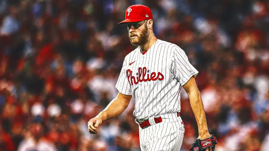 ▲費城人隊王牌投手Zack Wheeler，今（5）日傳出與費城人達成提前續約消息，雙方簽下為一張3年1.26億美元（39.8億新台幣）合約，均薪4200萬美元更創下大聯盟史上延長合約當中的年薪最高紀錄。（圖／取自FOX SPORTS）