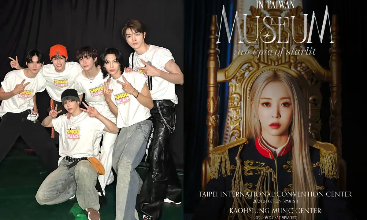 ▲「SM娛樂」新男團RIIZE（左）跟MAMAMOO成員玟星相繼在4月、5月、6月來台會粉絲，（圖／RIIZE臉書、希林國際）