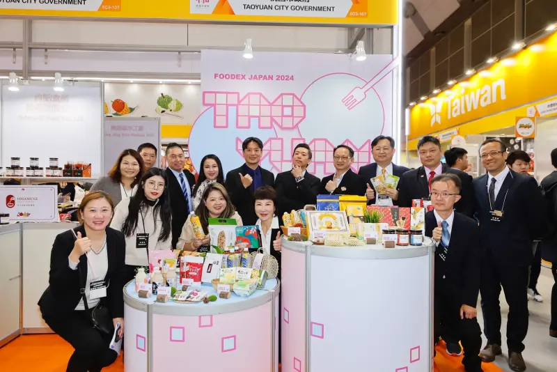 ▲桃園市政府攜手12家優質業者參加東京國際食品展。（圖／品牌提供）