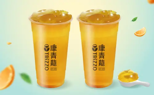 ▲康青龍新品蜜柑金橙「第二杯半價」。（圖／翻攝自康青龍FB）