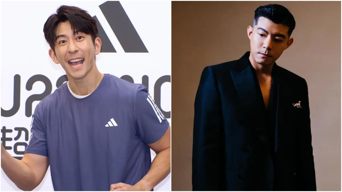 ▲修杰楷（左圖）、王柏傑在KTV與人發生肢體衝突，毆打他們的男子身分曝光。（圖／記者陳明中攝、翻攝王柏傑臉書）