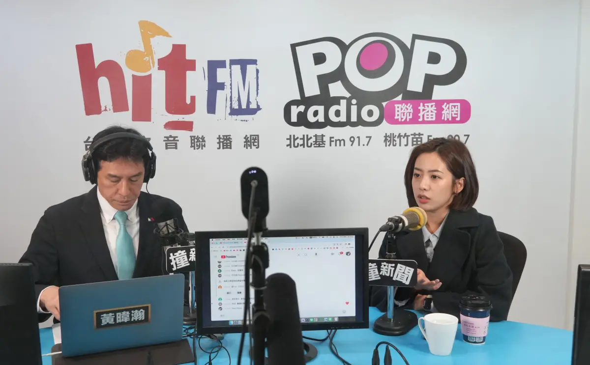 ▲黃瀞瑩接受專訪時，給蔣萬安「太小心、太保守」的評價，讓人沒有期待值。（圖／POP Radio提供）