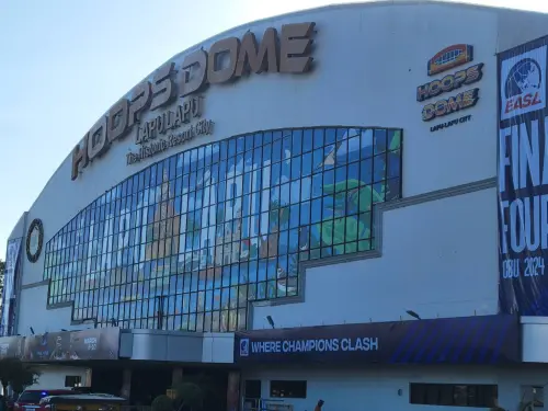 ▲EASL東亞超級聯賽即將在3月8日進行終極四強戰，來自P.League+新北國王將對上B League的千葉噴射機隊，圖為作為本次比賽場館的拉普拉普灌籃圓頂體育館（Lapu-Lapu Hoops Dome）。（圖／記者黃建霖攝）