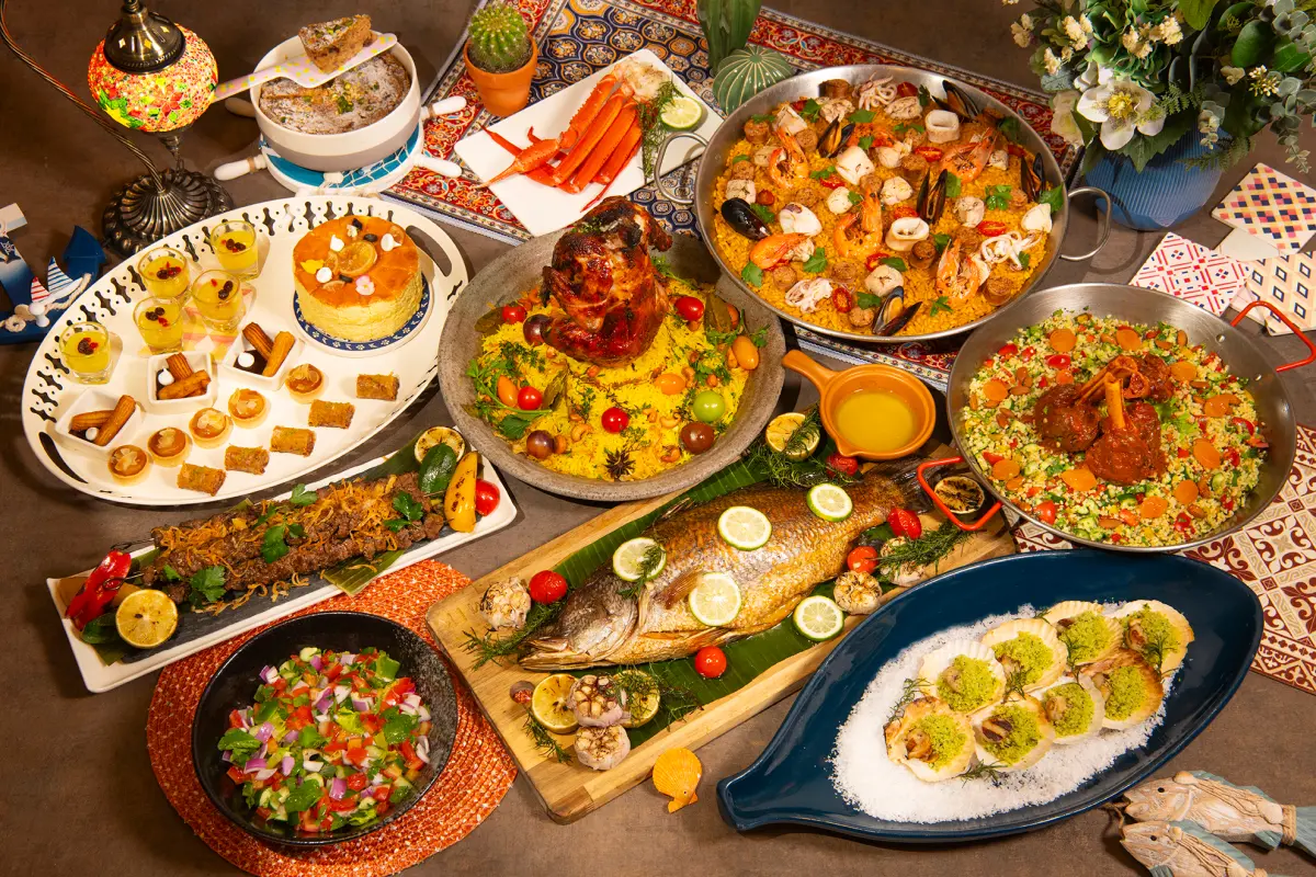 ▲迎接春季到來，全台多家吃到飽餐廳舉辦美食節活動，加值不加價。像是台北遠東香格里拉- 遠東Café自助餐廳，就推出「夢饗地中海」美食活動。（圖／台北遠東香格里拉提供）