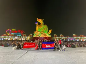 ▲ 法爾劇團上週末在台南的台灣燈會演出。（圖／法爾劇團提供）