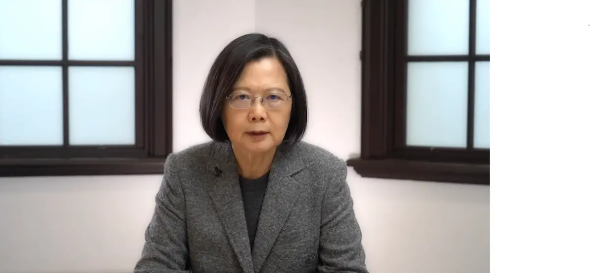 ▲蔡英文表示，她在第一時間已經請行政團隊盡速掌握各地情況，提供所需要的協助，務必與各地方政府通力合作將災害帶來的衝擊降到最低。（翻攝總統府YT）