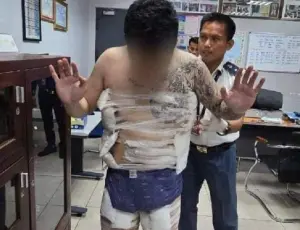 台男化身「纏寶寶」！身捆35包毒品想飛日本　遭柬國警方識破逮捕
