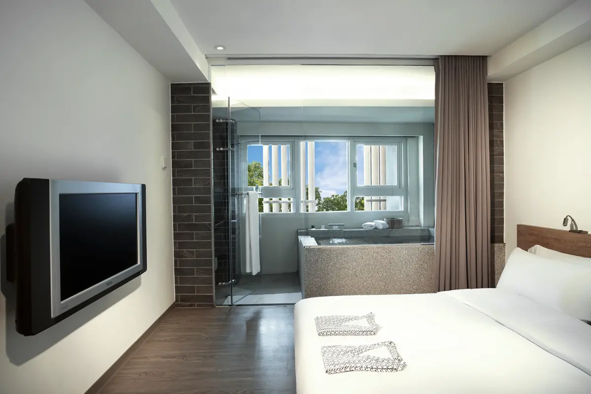 ▲迎接315世界睡眠日，捷絲旅宜蘭礁溪館睡飽飽優惠住房專案，週一至週四入住，最高能睡滿23小時，以入住日式溫泉客房為例，兩人同行、每人每晚只要1620元起。（圖／捷絲旅提供）