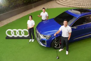 ▲《Audi Golf League 揮出你的進化之路》邀請知名職業高爾夫球星－詹世昌、李玠柏、錢珮芸、侯羽薔擔任品牌大使，以個人高球生涯的進化旅程，為年度計畫拉開序幕。（圖／Audi提供）