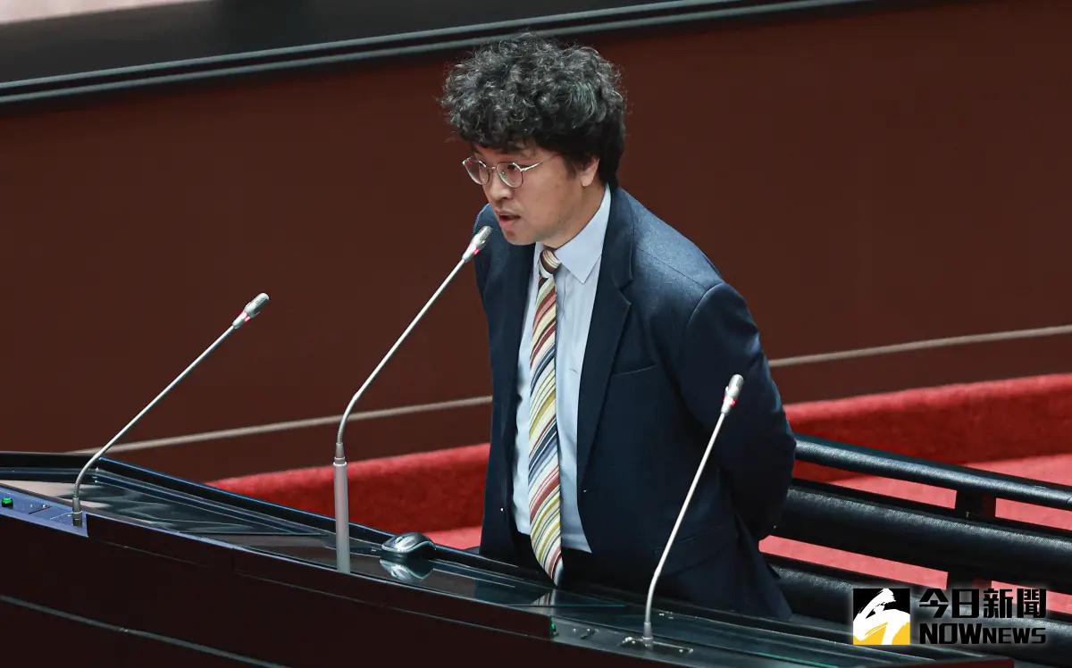 ▲民進黨立委沈伯洋。（圖／記者葉政勳攝 , 2024.03.12）