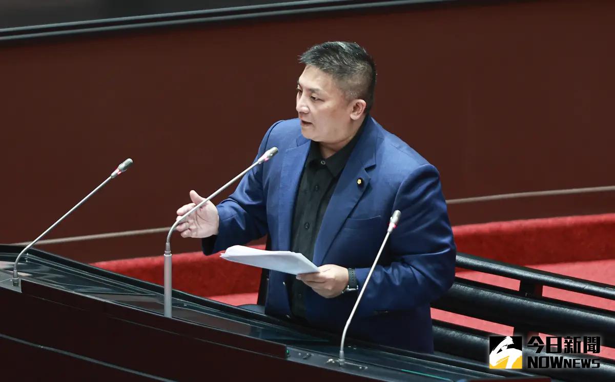 ▲吳宗憲質疑王國材，動不動就說在野黨違憲。（圖／記者葉政勳攝 , 2024.03.12）