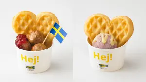IKEA開賣「丸弄你心」真愛鬆餅！沒開玩笑　粉絲敲碗想吃芋頭肉丸
