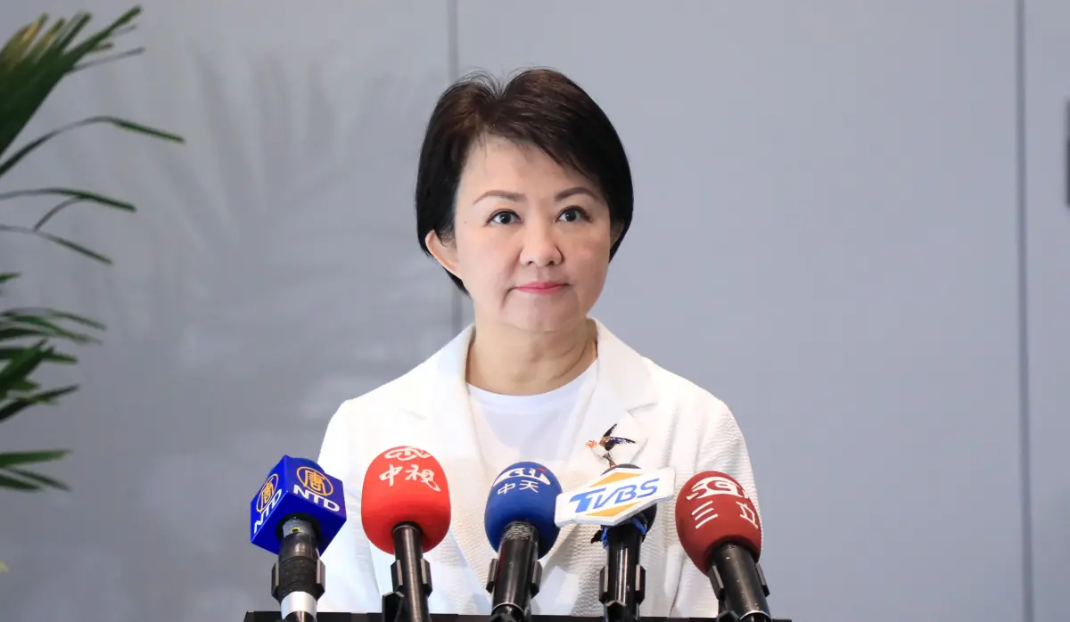 ▲對於被綠營視為2028總統大選假想敵，盧秀燕妙回「謝謝他們的抬愛了」。（圖／台中市政府提供，2024.03.13）