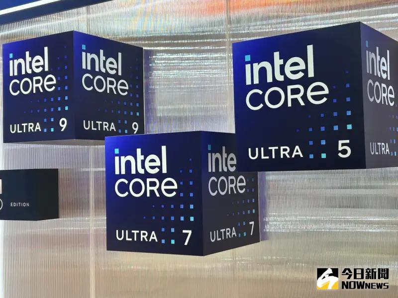 ▲晶片廠英特爾今(7)日宣布,Intel 18A製程順利啟動,將按計劃於2025年進行次世代客戶端及伺服器晶片生產。(圖/記者鄭妤安攝影)