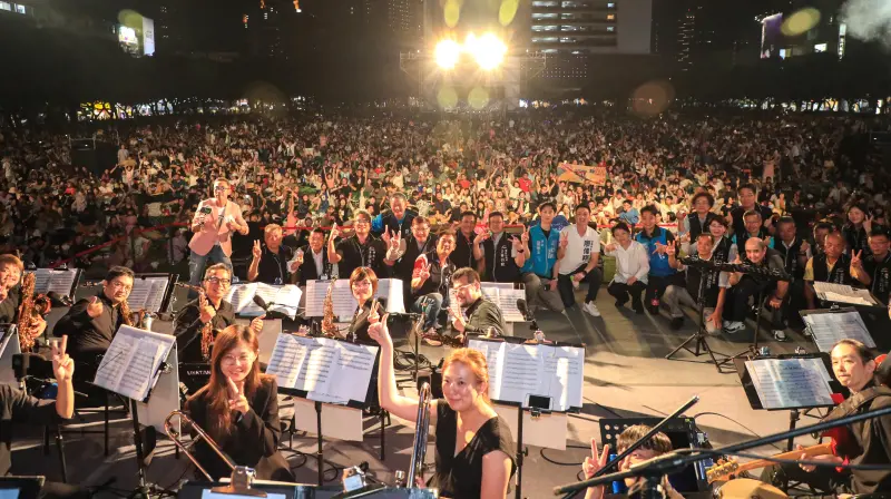 ▲去年的台中市爵士音樂節，吸引150萬人次湧入。（圖／台中市政府提供，2024.03.14）