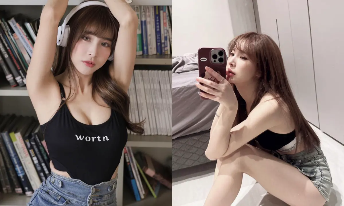 ▲啦啦隊女神孟潔曬香閨自拍，僅穿內衣入鏡。（圖／翻攝孟潔IG）