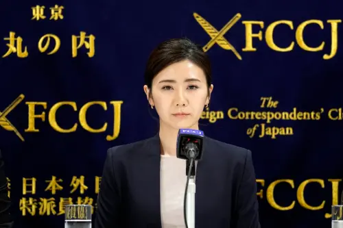 福原愛現身記者會,提到與江宏傑已經達成和解。(圖/美聯社/達志影像) ▲福原愛現身記者會,提到與江宏傑已經達成和解。(圖/美聯社/達志影像)