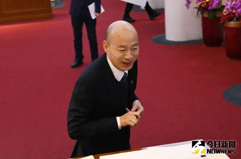 ▲立法院長韓國瑜拒絕加入國民黨團群組引熱議。（圖／資料照片）