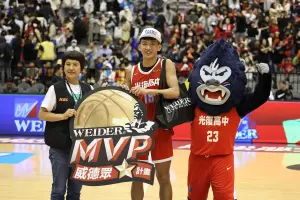 ▲光復高中謝銘駿攻下27分，獲得HBL四強戰單場MVP。（圖／高中體總提供）