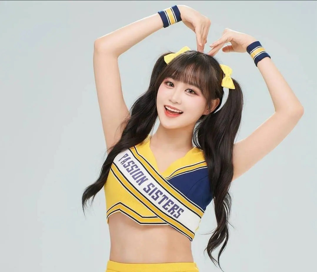 ▲「韓國甜心」邊荷律驚喜出現在大巨蛋，還上台大跳江坤宇應援舞。（圖／翻攝自邊荷律IG）