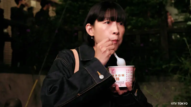 ▲江口德子來台拍攝日劇《獨活女子的守則4》，大啖台灣美食，也稱讚傅孟柏、黃冠智2位男演員很迷人。（圖／Hami Video）