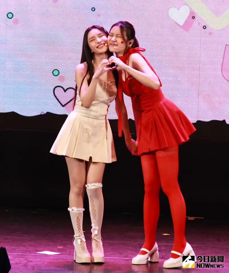 ▲《學姐可以愛我嗎》Lookkaew(左)、Anda的「最萌身高差」超級登對。(圖/記者吳翊緁攝)