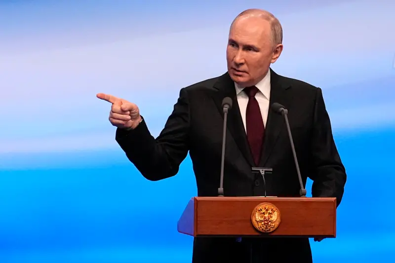 ▲總統蒲亭（Vladimir Putin）聲稱，如果西方各國提供烏克蘭F-16戰機，這些飛機將不會改變戰況。資料照。（圖／美聯社／達志影像）