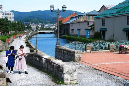 北海道小樽運河 ▲圖為小樽運河。(圖/美聯社/達志影像)