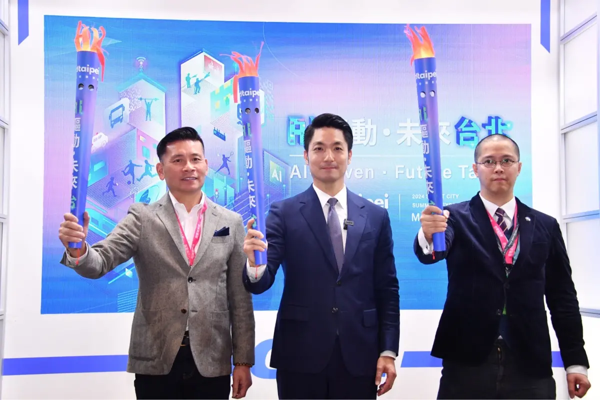 ▲台北市長蔣萬安出席2024智慧城市展「臺北願景館」啟動儀式。（圖／北市府提供）