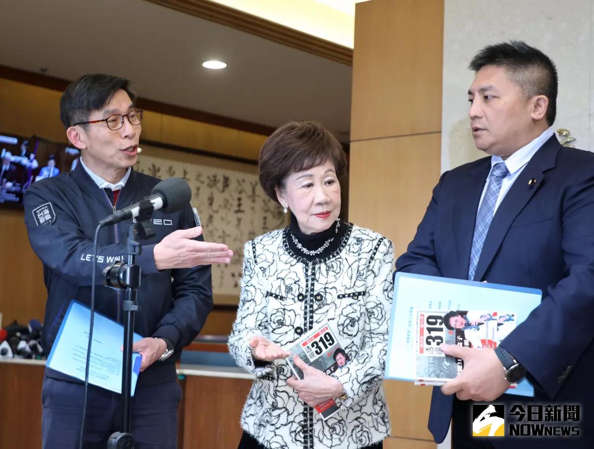 ▲前副總統呂秀蓮拜會司法及法制委員會召委吳宗憲、鍾佳濱、立委羅智強。（圖／記者陳明中攝，2024.03.19）