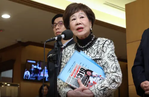 ▲呂秀蓮曾罹癌，近年相當養生。（圖／記者陳明中攝，2024.03.19）