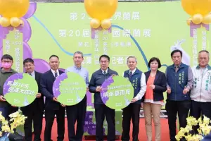 ▲台南市長黃偉哲宣布明年亞太蘭展也將以國際雙展規模登場。（圖／台南市政府提供）