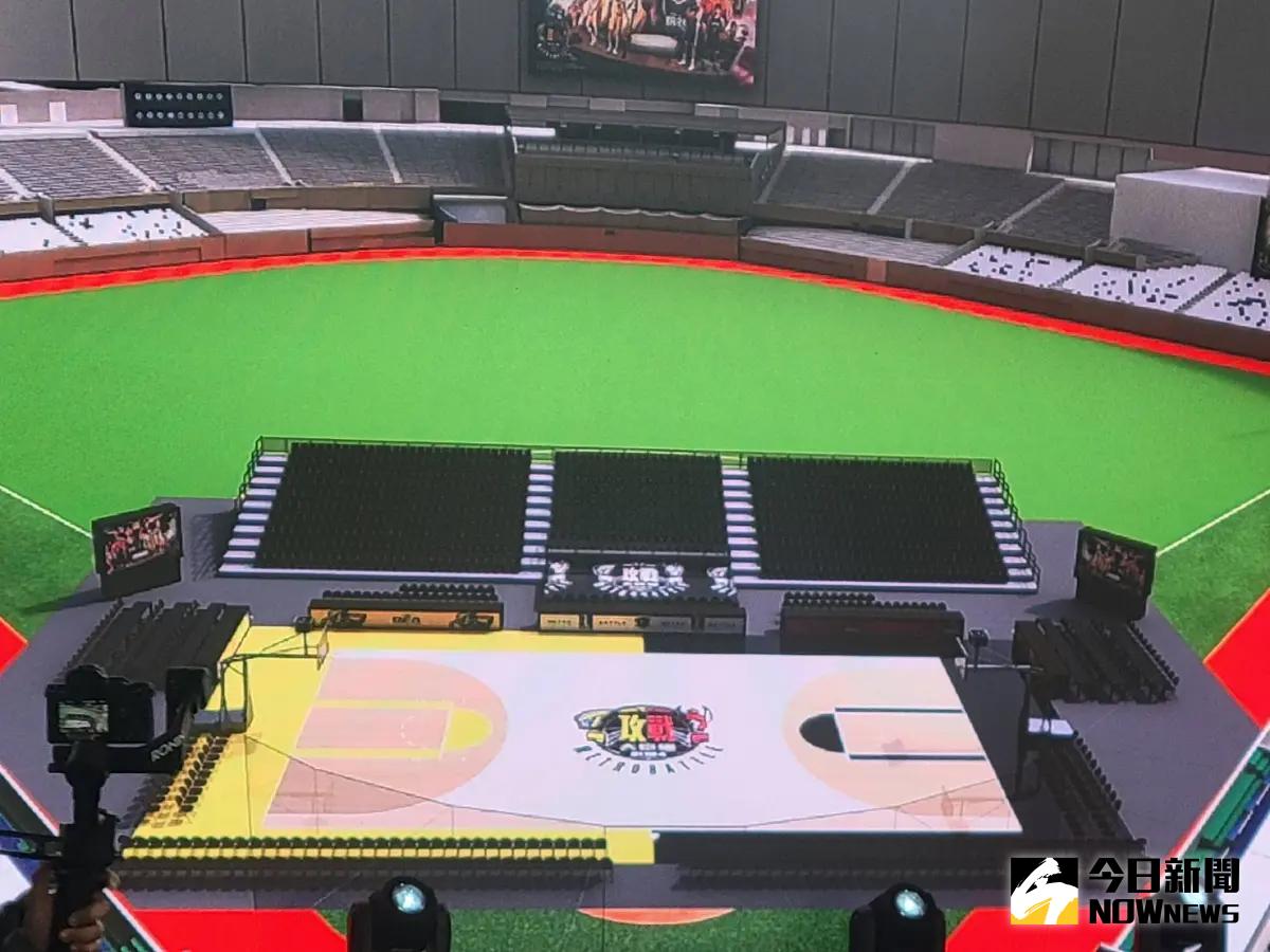 ▲今年4月13、14日，T1聯盟新北中信特攻和臺北台新戰神即將在台北大巨蛋舉辦台灣史上首場職籃例行賽。（圖／記者黃建霖攝）