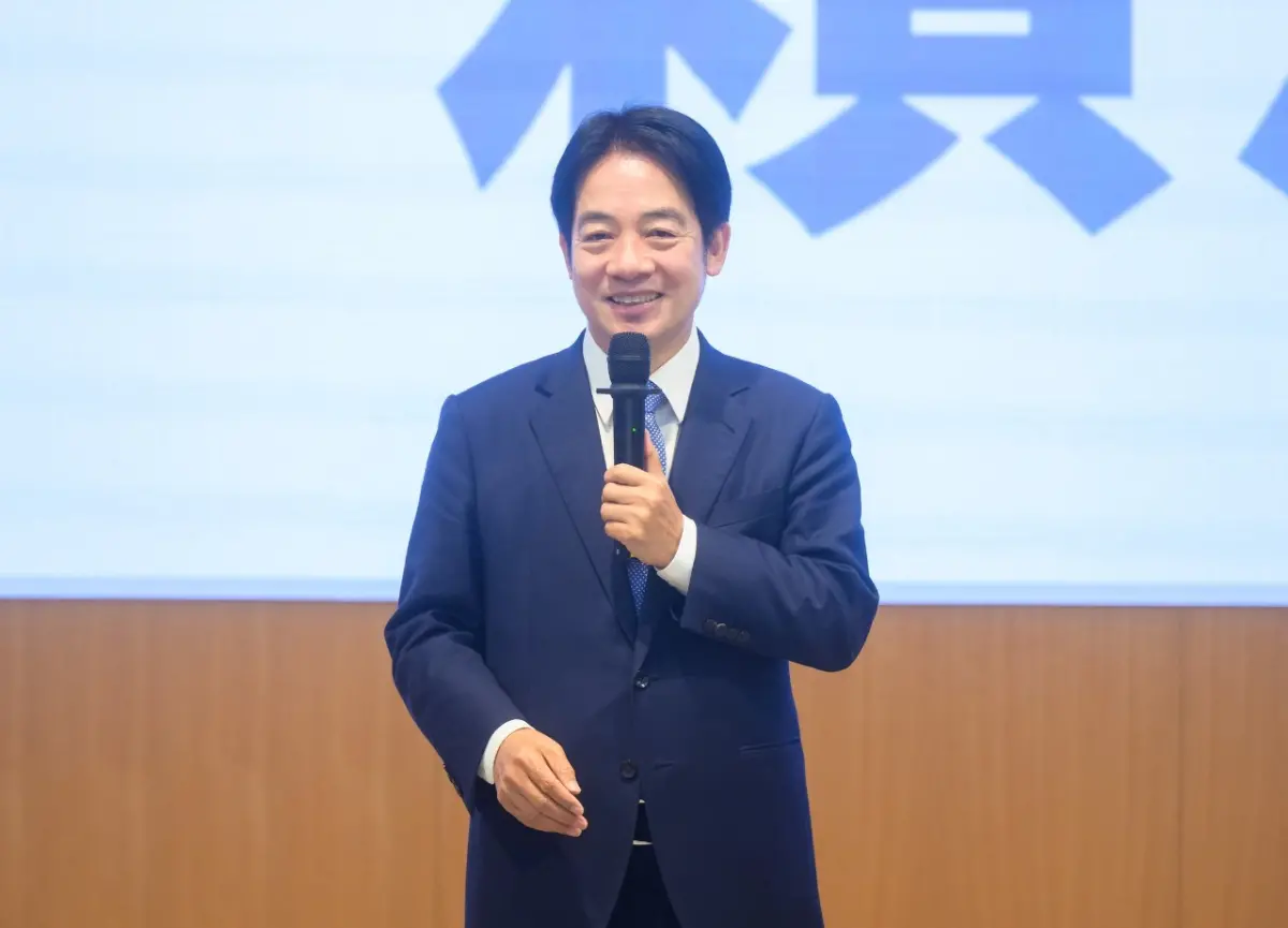 ▲賴清德指出，香港基本法23條在港人心中，營造「不知道底線在哪」的小警總，也引發許多外商的疑慮。（圖／ 民進黨臉書）