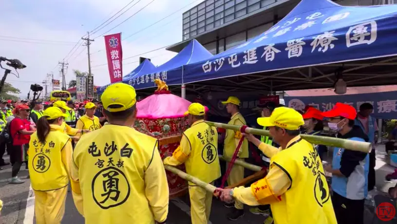 ▲白沙屯媽祖進香來到第4天，今（21）日上午進入雲林縣境。（圖／翻攝自白沙屯媽祖網路電視台）